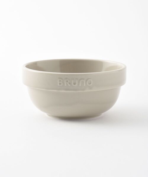 BRUNO(ブルーノ)の「BRUNO Embossボウル φ13(食器・レディース・グレー/オレンジ/ブルー/アイボリー・フリ-)」の2枚目の写真