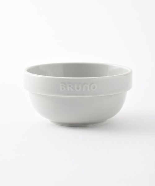 BRUNO(ブルーノ)の「BRUNO Embossボウル φ13(食器・レディース・グレー/オレンジ/ブルー/アイボリー・フリ-)」の4枚目の写真