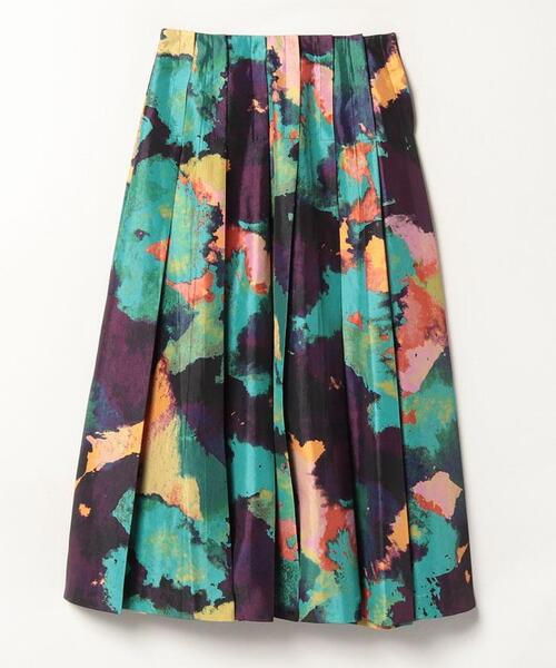 LANVIN en Bleu（ランバンオンブルー）の「アートプリントプリーツ