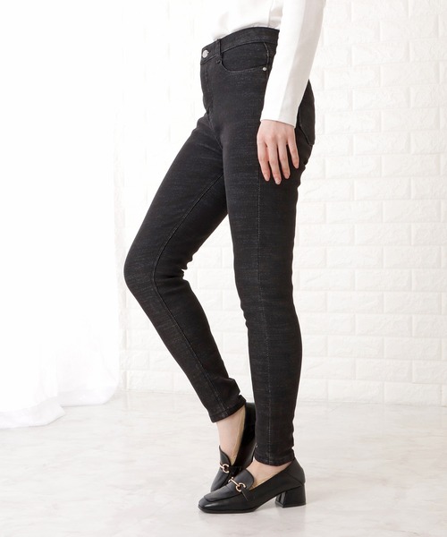 Lace Ladies(レースレディース)の「裏起毛ストレッチデニムパンツ(デニムパンツ・レディース・ブラック/ネイビー・25/27/31/26/29)」の20枚目の写真