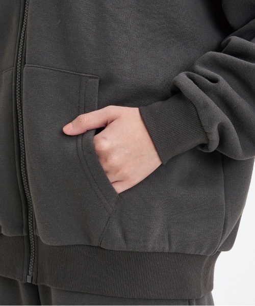 ROXY（ロキシー）の「JIVY ZIP/ロキシー胸アップリケ調ブランドロゴフルジップアップパーカー・フーディ（パーカー・レディース・グリーン/ブラック/グレー・SMALL/MEDIUM/LARGE/X-LARGE）」の12枚目の写真