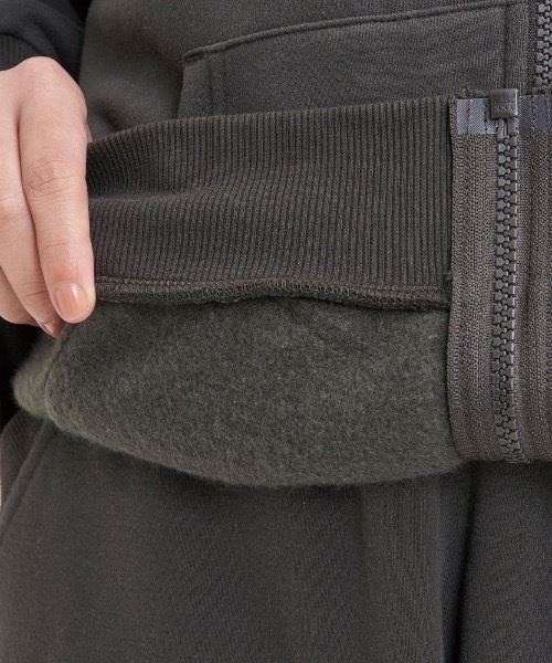 ROXY（ロキシー）の「JIVY ZIP/ロキシー胸アップリケ調ブランドロゴフルジップアップパーカー・フーディ（パーカー・レディース・グリーン/ブラック/グレー・SMALL/MEDIUM/LARGE/X-LARGE）」の13枚目の写真