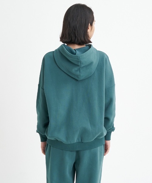 ROXY（ロキシー）の「JIVY ZIP/ロキシー胸アップリケ調ブランドロゴフルジップアップパーカー・フーディ（パーカー・レディース・グリーン/ブラック/グレー・SMALL/MEDIUM/LARGE/X-LARGE）」の7枚目の写真