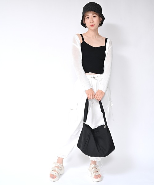 Alite cloth(アリーテクロス)の「ペーパークロシェハット(ハット・レディース・ブラウン/ブラック/ベージュ・FREE)」の17枚目の写真
