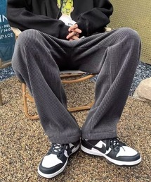 新品未使用⭐︎ayakawasaki パラシュートパンツ　チャコールグレー GUのパラシュートパンツ🪂 メンズのXSでちょうどよかった