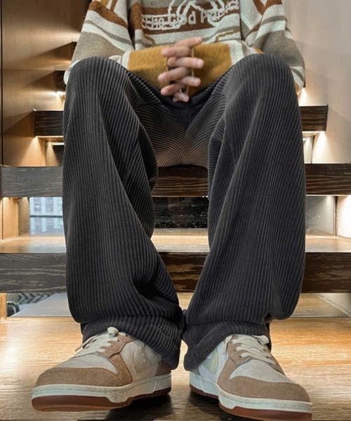 B.R.U（ブル）の「【裏起毛】コーデュロイパラシュートパンツ（その他パンツ・メンズ・アイボリー/グレー/ブラック/ブラウン・FREE）」の21枚目の写真