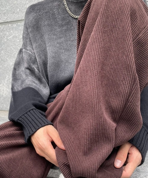 B.R.U（ブル）の「【裏起毛】コーデュロイパラシュートパンツ（その他パンツ・メンズ・アイボリー/グレー/ブラック/ブラウン・FREE）」の13枚目の写真