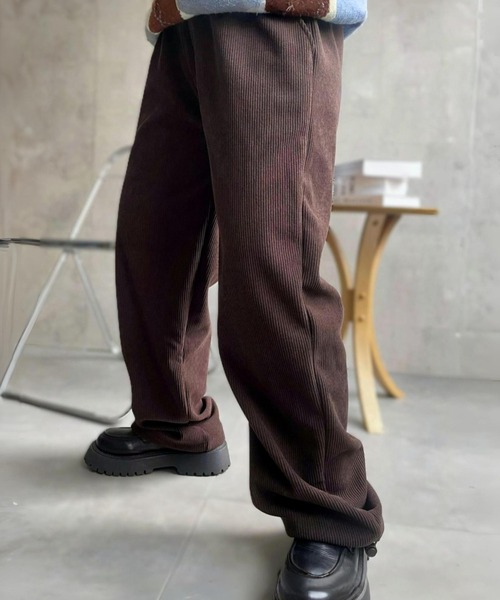 B.R.U（ブル）の「【裏起毛】コーデュロイパラシュートパンツ（その他パンツ・メンズ・アイボリー/グレー/ブラック/ブラウン・FREE）」の9枚目の写真