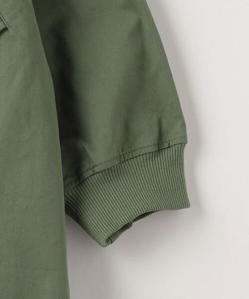 green label relaxing(グリーンレーベルリラクシング)の「TJ キルト切り替え モッズコート 110cm-130cm(モッズコート・キッズ・オフホワイト/オリーブ・S130/XS110)」の5枚目の写真
