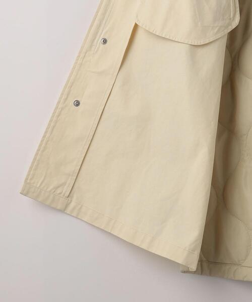 green label relaxing(グリーンレーベルリラクシング)の「TJ キルト切り替え モッズコート 110cm-130cm(モッズコート・キッズ・オフホワイト/オリーブ・S130/XS110)」の13枚目の写真