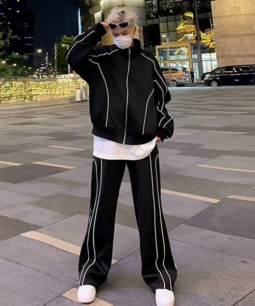 SETUP PIPING JACKET/セットアップ パイピング トラックジャケット