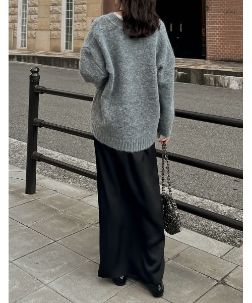 セール】[新色追加][お気に入り数1.1万突破！]深Vネック起毛MIX