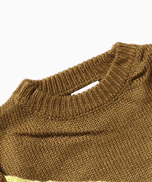 ROOPTOKYO(ループトウキョウ)の「▲DOCKING KNIT/ドッキングニット(ニット/セーター・レディース・イエロー・FREE)」の2枚目の写真