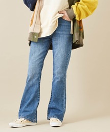 CUBE SUGAR | 11.6オンスストレッチデニムセミフレアパンツ(デニムパンツ)