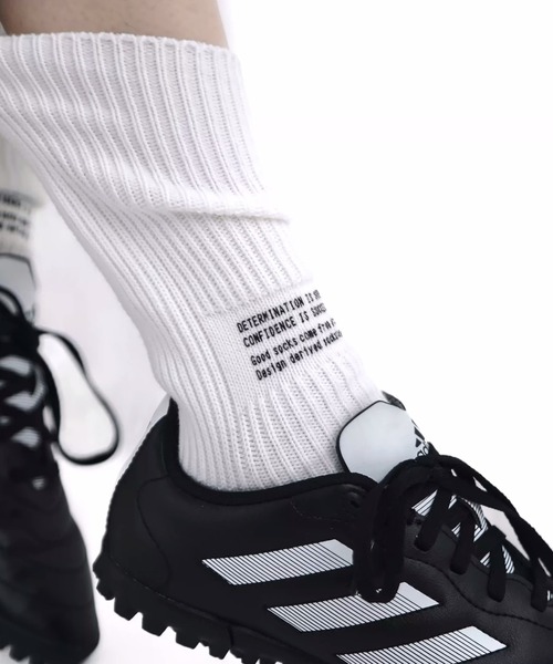 Vipoa(ヴィポア)の「ロゴデザイン厚手クルーリブソックス(ソックス/靴下・レディース・イエロー/カーキ/グレー/ホワイト/ブラック・FREE)」の22枚目の写真