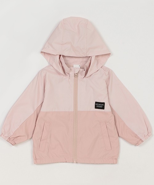 petit main（プティマイン）の「【& Re/撥水加工】ウィンドブレーカー（ブルゾン・キッズ・ベージュ/ブルーグレー/ライトピンク/イエロー・100cm/80ｃｍ/120cm/130cm/90cm/110cm）」の4枚目の写真