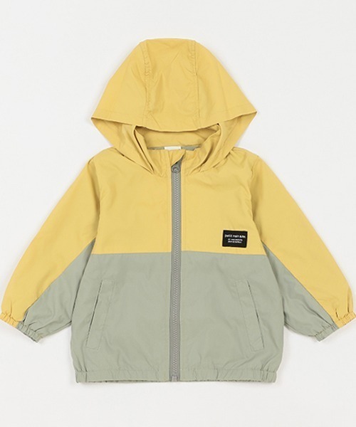 petit main（プティマイン）の「【& Re/撥水加工】ウィンドブレーカー（ブルゾン・キッズ・ベージュ/ブルーグレー/ライトピンク/イエロー・100cm/80ｃｍ/120cm/130cm/90cm/110cm）」の3枚目の写真
