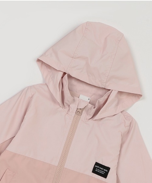 petit main（プティマイン）の「【& Re/撥水加工】ウィンドブレーカー（ブルゾン・キッズ・ベージュ/ブルーグレー/ライトピンク/イエロー・100cm/80ｃｍ/120cm/130cm/90cm/110cm）」の10枚目の写真