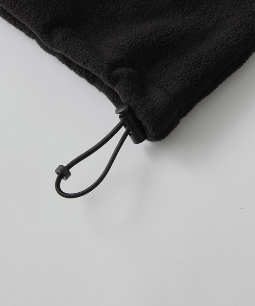 CALLNE（カルネ）の「【CALLNE】 Halfzip Standneck Fleece Pullover / ハーフジップスタンドネックフリースプルオーバー（スウェット・メンズ・ブラック/グレー・M/L）」の11枚目の写真