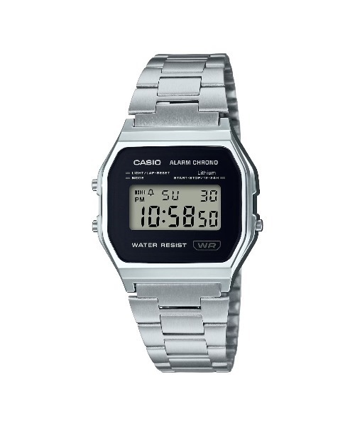 CASIO(カシオ)の「CASIO A158WEA-1JF(カシオ A158WEA-1JF)(デジタル腕時計・メンズ・シルバー・FREE)」の1枚目の写真