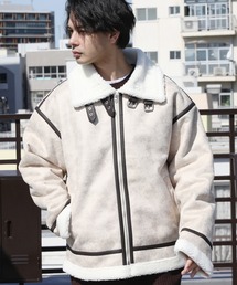 フェイクムートンフライトジャケット