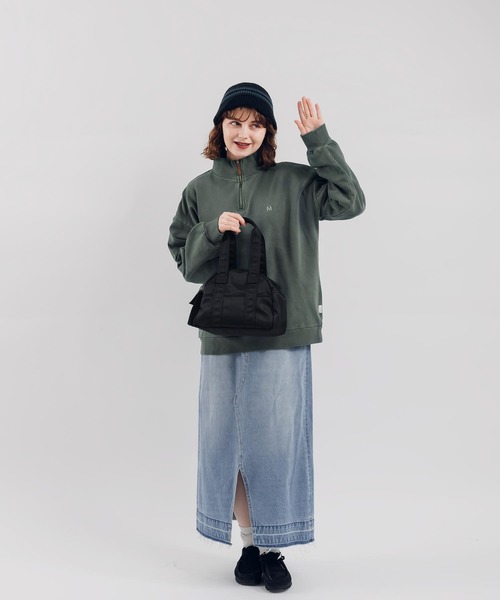MUHET(ミュエータ)の「ミニボストンバッグ(ボストンバッグ・レディース・ブラック/カーキ・FREE)」の10枚目の写真