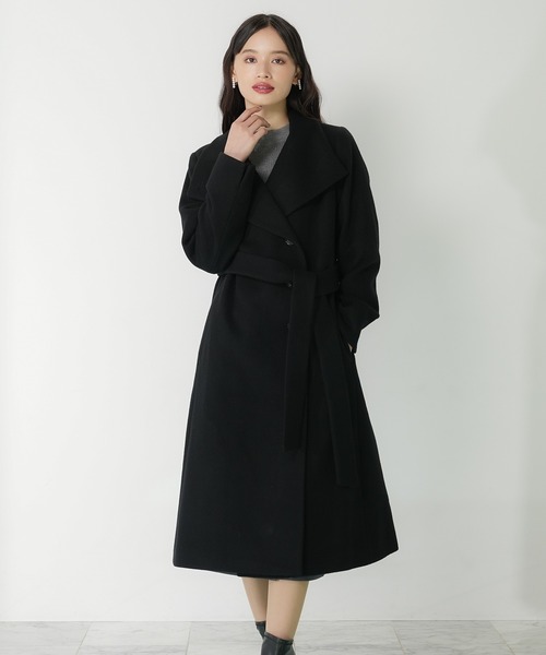 TRUDEA（トルディア）の「PECOLAMスタンドコート（その他アウター・レディース・ブラック/モカ/ベージュ・MEDIUM/LARGE）」の20枚目の写真