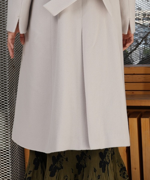 TRUDEA（トルディア）の「PECOLAMスタンドコート（その他アウター・レディース・ブラック/モカ/ベージュ・MEDIUM/LARGE）」の18枚目の写真