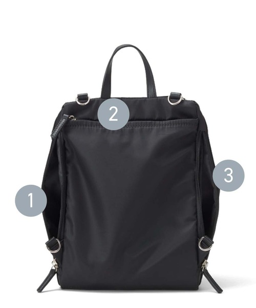 IEDIT（イディット）の「Ｙ’ＳＡＣＣＳ×ＩＥＤＩＴ　ショルダーにもなるミニサイズリュック〈ブラック〉（バックパック/リュック・レディース・ブラック・ONE SIZE）」の9枚目の写真