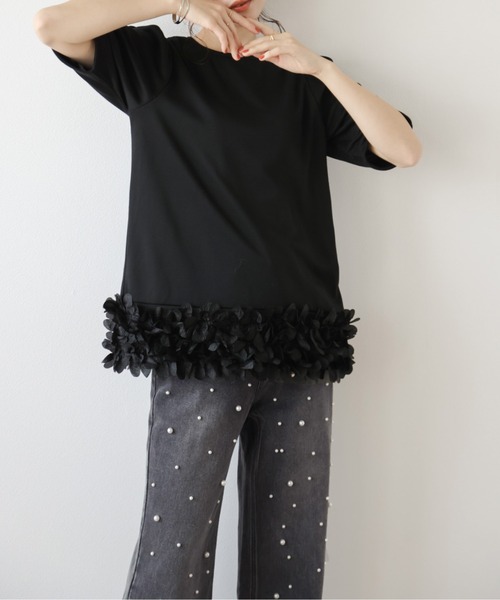SUGAR BISKET（シュガービスケット）の「パールデニムパンツ（デニムパンツ・レディース・ブルー/ブラック系その他・M/L）」の20枚目の写真