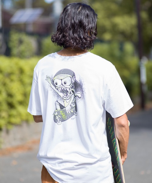 Hurley (ハーレー)の「【Hurley:ハーレー】M EVERYDAY ELLIOT ZOMBIE SS グラフィックTシャツ バックプリント(Tシャツ/カットソー・メンズ・ホワイト・SMALL/MEDIUM/LARGE/X-LARGE)」の6枚目の写真
