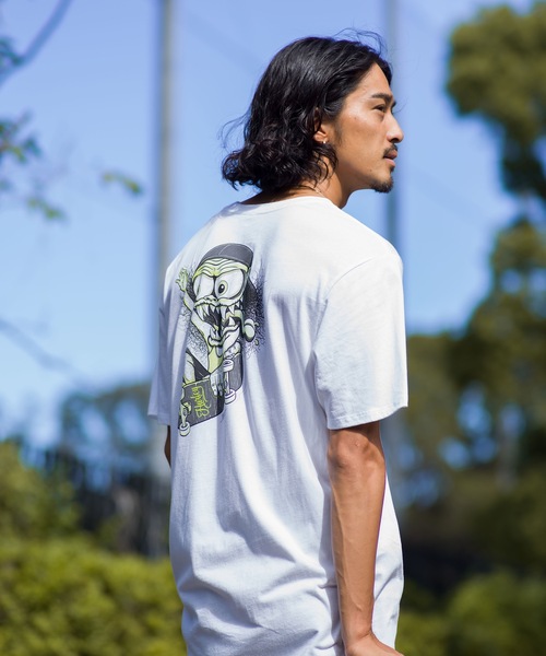 Hurley (ハーレー)の「【Hurley:ハーレー】M EVERYDAY ELLIOT ZOMBIE SS グラフィックTシャツ バックプリント(Tシャツ/カットソー・メンズ・ホワイト・SMALL/MEDIUM/LARGE/X-LARGE)」の7枚目の写真