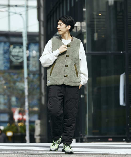 JOURNAL STANDARD relume(ジャーナルスタンダード レリューム)の「【CLIMASHIELD APEX / クライマシールド】PADDING リバーシブルパンツ(その他パンツ・メンズ・カーキ/ブラック・MEDIUM/LARGE)」の3枚目の写真