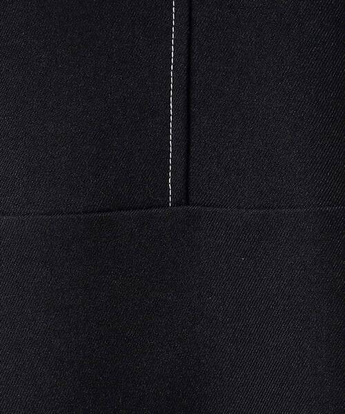 OPAQUE.CLIP（オペークドットクリップ）の「◆配色ステッチ フィット＆フレアワンピース【洗濯機洗い可】（ワンピース・レディース・サンドベージュ/ブラック/オフホワイト・36/38）」の15枚目の写真