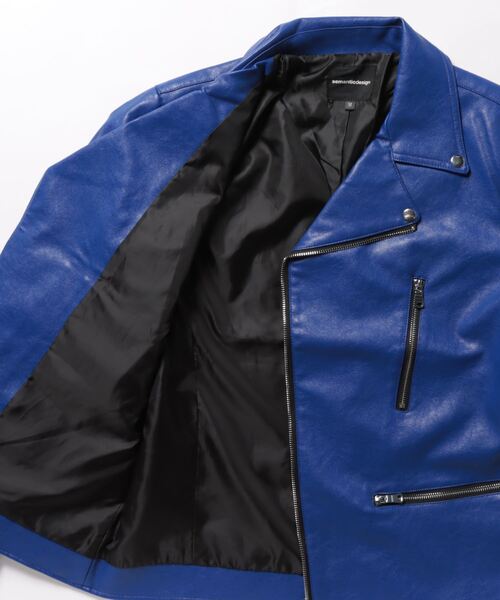 semantic design（セマンティックデザイン）の「セマンティックデザイン ダブルライダース（ライダースジャケット・メンズ・ブラック/ブルー・LARGE/MEDIUM）」の21枚目の写真