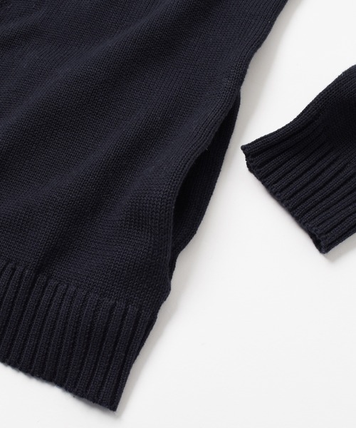 GLAZOS（グラソス）の「【大人向けサイズあり】【マシンウォッシャブル】ニットカーディガン（カーディガン/ボレロ・キッズ・グレー/ネイビー・150cm/160cm/140cm/170cm）」の15枚目の写真