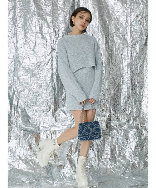 EVRIS（エヴリス）の「フリンジデニムショルダーBAG（ショルダーバッグ・レディース・ライトブルー/インディゴブルー・FREE）」の16枚目の写真