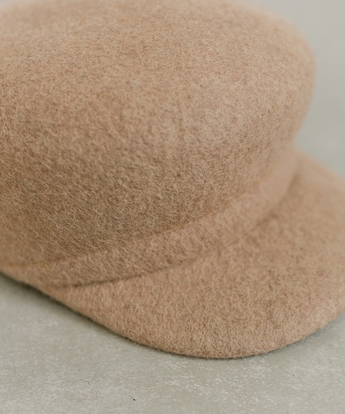 mystic（ミスティック）の「【2色展開】ウールキャスケット（キャスケット・レディース・ベージュ/チャコールグレー・FREE）」の10枚目の写真