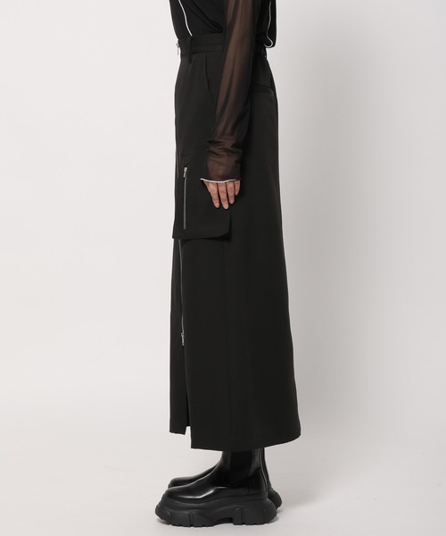 PAGEBOY(ページボーイ)の「ZIPカーゴナロースカート(スカート・レディース・アイボリー/チャコールグレー/ブラック・FREE)」の18枚目の写真