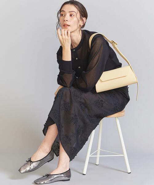 BEAUTY&YOUTH UNITED ARROWS(ビューティーアンドユースユナイテッドアローズ)の「スパンコール スクエア バレエシューズ(バレエシューズ・レディース・シルバー/その他1・36h/37h/37/36/38)」の3枚目の写真