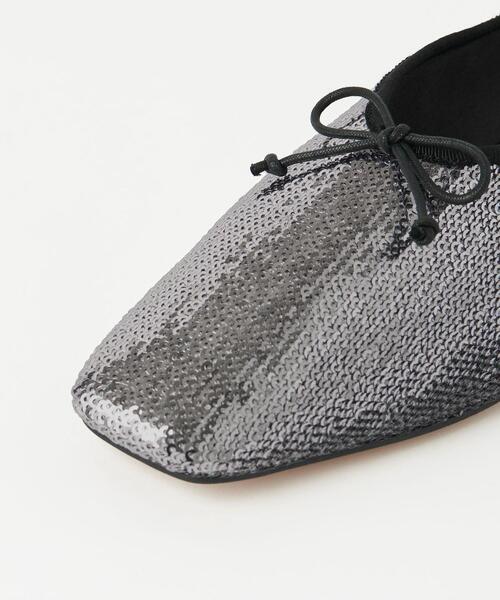 BEAUTY&YOUTH UNITED ARROWS(ビューティーアンドユースユナイテッドアローズ)の「スパンコール スクエア バレエシューズ(バレエシューズ・レディース・シルバー/その他1・36h/37h/37/36/38)」の15枚目の写真