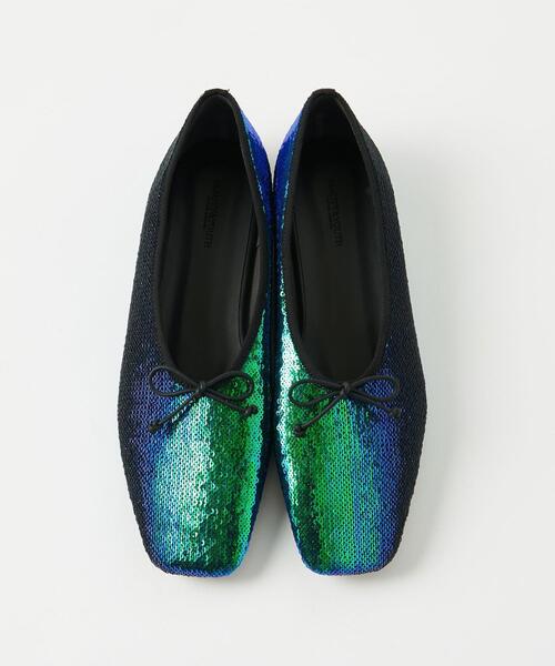 BEAUTY&YOUTH UNITED ARROWS(ビューティーアンドユースユナイテッドアローズ)の「スパンコール スクエア バレエシューズ(バレエシューズ・レディース・シルバー/その他1・36h/37h/37/36/38)」の18枚目の写真