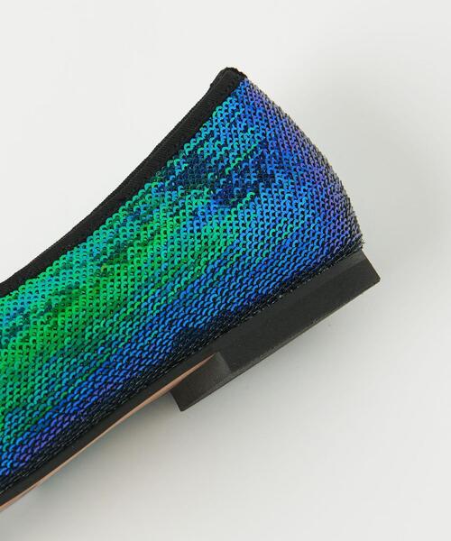 BEAUTY&YOUTH UNITED ARROWS(ビューティーアンドユースユナイテッドアローズ)の「スパンコール スクエア バレエシューズ(バレエシューズ・レディース・シルバー/その他1・36h/37h/37/36/38)」の20枚目の写真