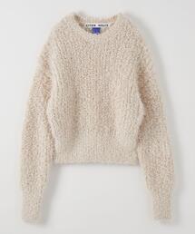 ＜CITEN＞モール シャギー ニット