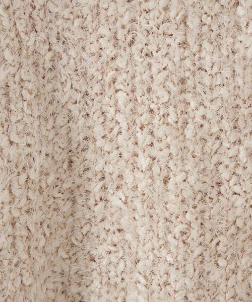 CITEN（シテン）の「＜CITEN＞モール シャギー ニット（ニット/セーター・レディース・オフホワイト/ライトブルー/ブラック・FREE）」の11枚目の写真