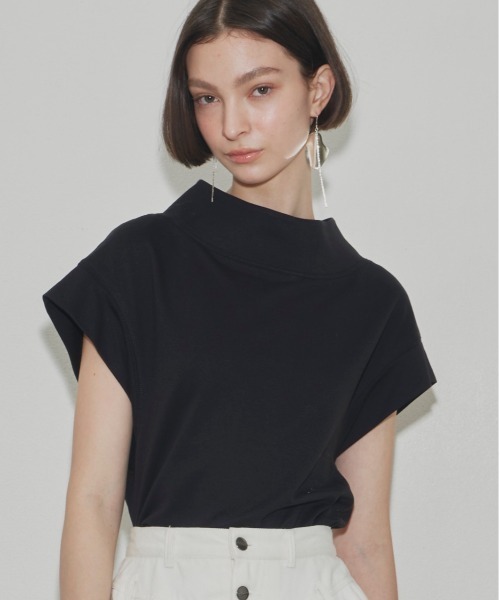 LA BELLE ETUDE（ラベルエチュード）の「バックジップカットソー（Tシャツ/カットソー・レディース・ネイビー/ホワイト/ブラック・FREE）」の5枚目の写真