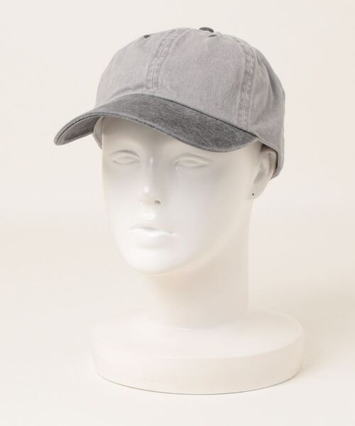 newhattan（ニューハッタン）の「《newhattan》Baseball Low Cap pigment dyed two tone（キャップ・レディース・ブラック系1/グレー系1/グレー系2/グレー系3/ベージュ系1/ベージュ系2/カーキ系1/カーキ系2/カーキ系3/グリーン系1/ブルー系1/ブルー系2/ブルー系3・ONE SIZE）」の15枚目の写真