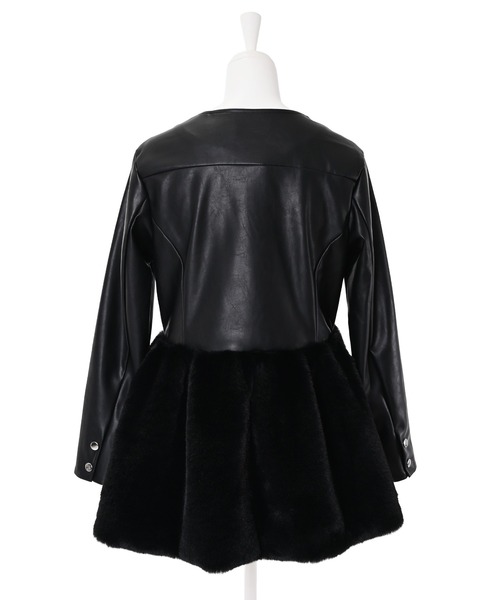 Narcissus（ナルシス）の「【Narcissus】ファーペプラムジャケット