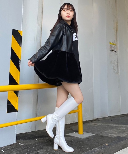 Narcissus（ナルシス）の「【Narcissus】ファーペプラムジャケット