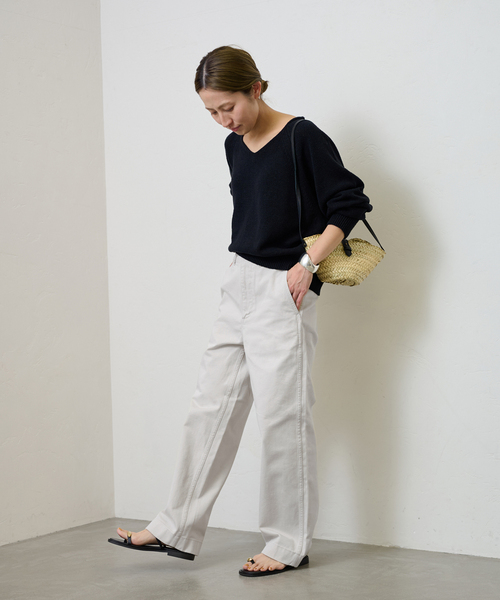 フレームワーク24AW LOOSE FIT CHINO PANTSチノパン38 FRAMeWORK（フレームワーク）の「≪追加≫CHINO PANTS
